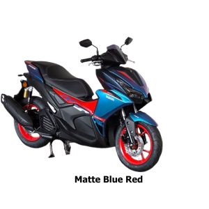AEROX 155 ALPHA MATTE BLUE RED